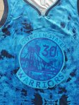 NBA 30 Curry Warriors 23-24 MVP Maillot bleu brodé